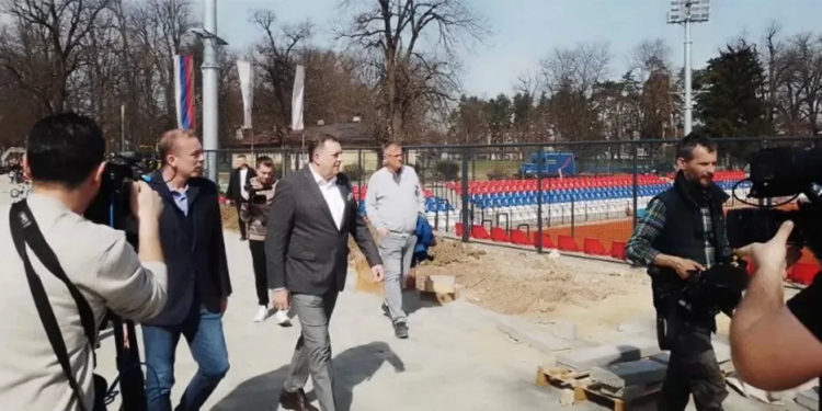Dodik obišao mjesto izgradnje teniskih terena: Banjaluka dobija novi sadržaj