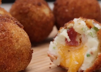 Kroketi od ostatka pire krompira, sira i slanine