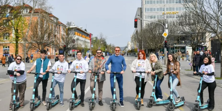 Banjaluka dobila 200 novih električnih trotineta, na 13 lokacija