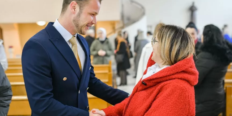 Gradonačelnik prisustvovao uskršnjoj misi u Banjaluci