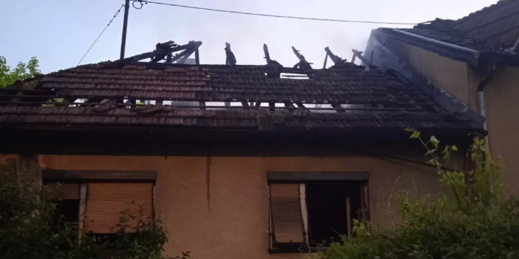 Izgorjela kuća u Banjaluci