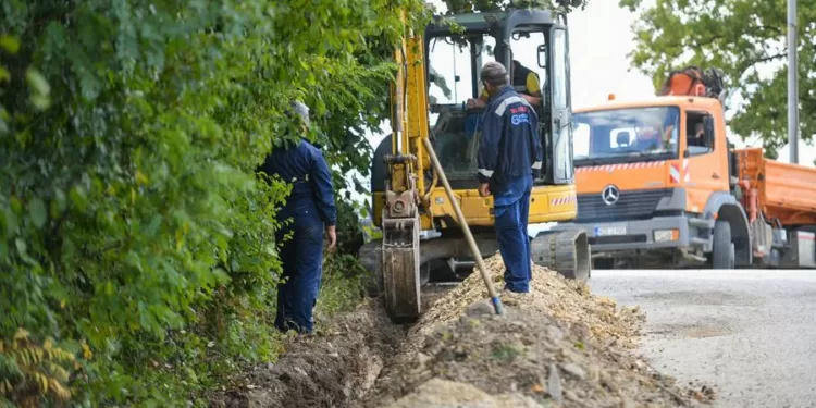 U toku izgradnja vodovodne mreže u Ulici Jovana Bijelića