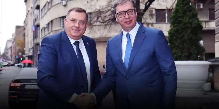 Sastali se Dodik i Vučić: Srpska uvijek može da računa na podršku Srbije