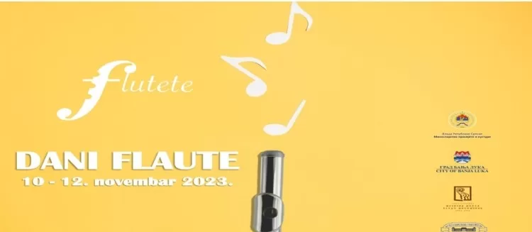Manifestacija “Dani flaute” od 10. do 12. novembra u Banjaluci