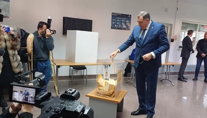 Dodik glasao u Banjaluci