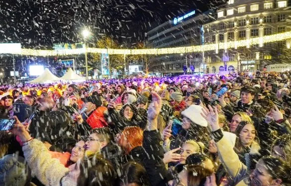 Beograđani dočekali Srpsku Novu godinu uz multimedijalni šou sa Kule (VIDEO)