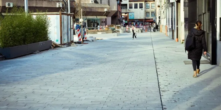 Uskoro moderna i uređena pješačka zona u Gajevoj ulici