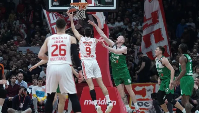 Košarkaši Crvene zvezde izgubili od Žalgirisa u Areni