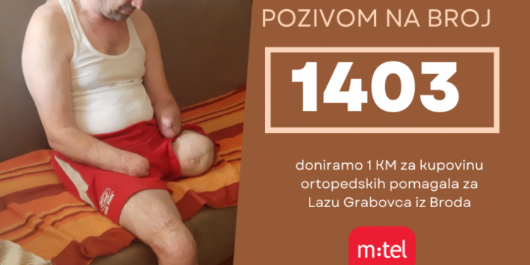 Za Lazinu borbu – prikupljanje sredstava za proteze