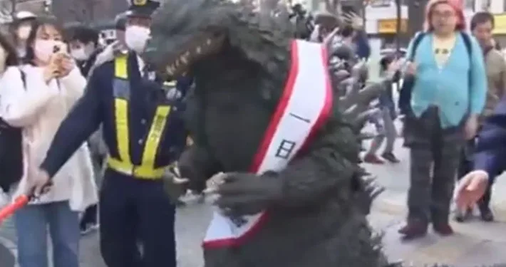 Godzila proglašena za šefa tokijske policije na jedan dan