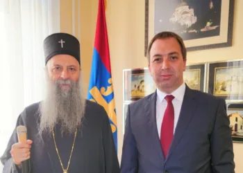 Selak na prijemu kod NJegove svetosti patrijarha Porfirija