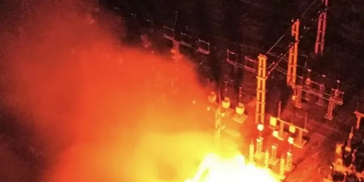 Eksplozija i požar u krugu Željezare Ilijaš, građani ostali bez struje