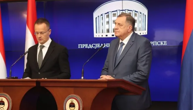 Dodik: Visok stepen razumijevanja i podrške Mađarske; Sijarto veliki prijatelj Srpske