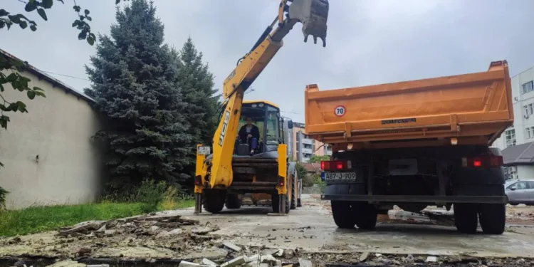 Vodovod: Počela izgradnja parkinga na staroj lokaciji preduzeća