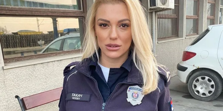 Za Lidiju tvrde da je najljepša policajka u Srbiji