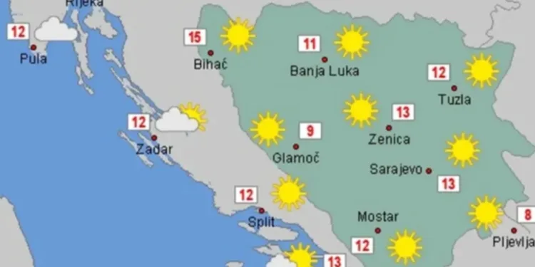 Za vikend naglo zatopljenje: Temperature do 15°C, ali do kada?