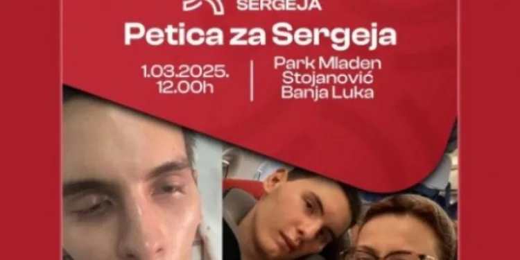 Humanitarna trka “Petica za Sergeja – Trčimo za Sergeja”
