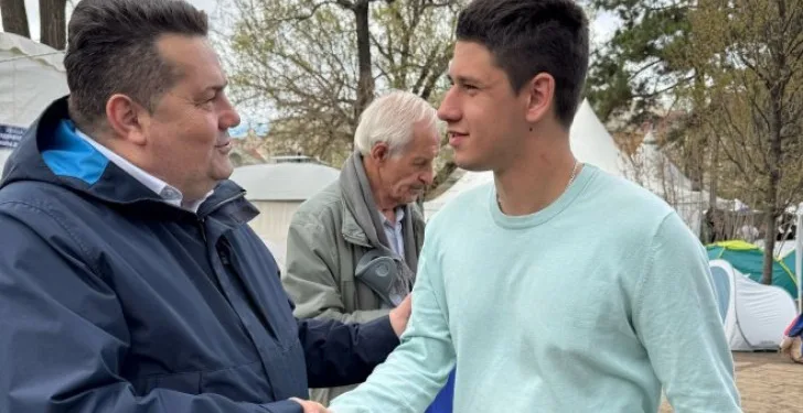 Stevandić posjetio studente u Pionirskom parku