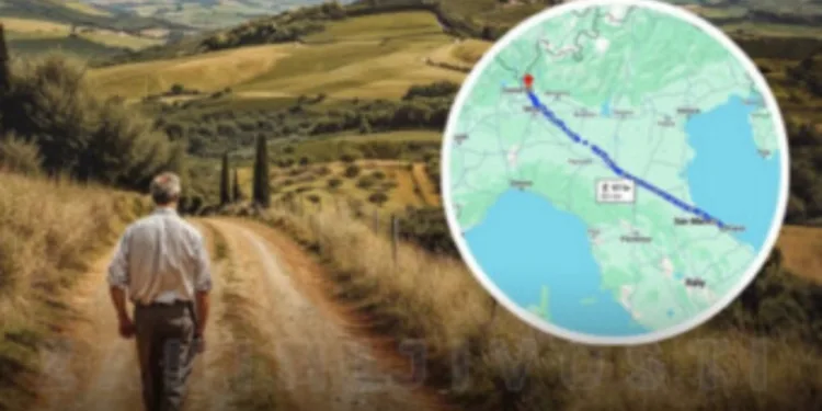 Pješačio 450 kilometara nakon svađe sa suprugom, malo da razbistri glavu