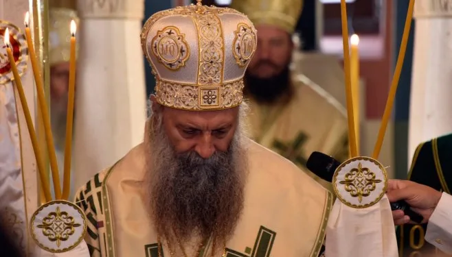 Patrijarh Porfirije posjetio podvorje SPC u Moskvi