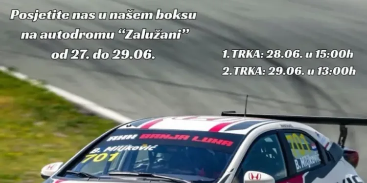 Banjaluka spremna za oktanski spektakl – auto i karting trke na stazi u Zalužanima 28. i 29. juna