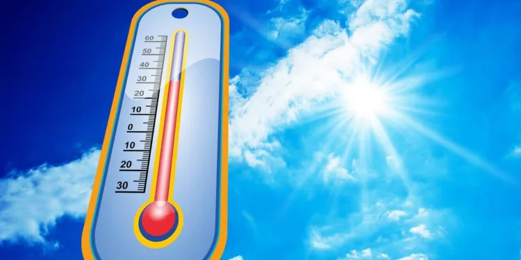 Sutra blagi pad temperature