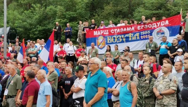 Učesnici marša “Stazama egzodusa” krenuli iz Tumara ka Stogu
