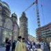 Osveštanje zvona Hrama Preobraženja Gospodnjeg u Banjaluci, prisustvuju brojni zvaničnici