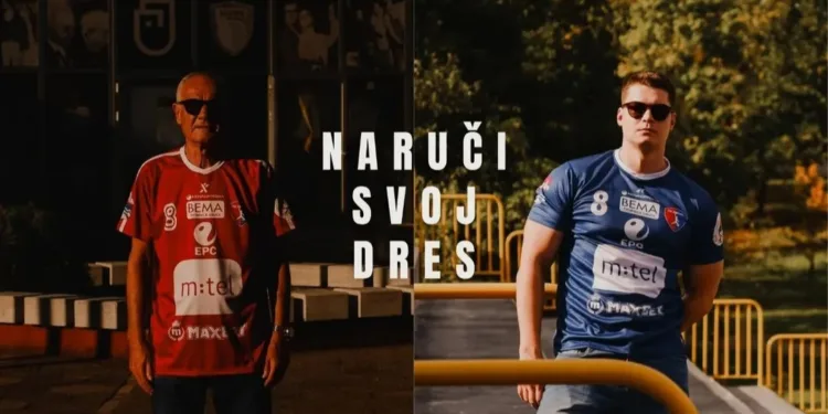 RK Borac m:tel: Naruči svoj dres klikom, izaberi broj