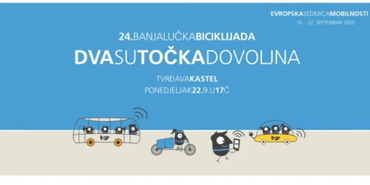 Banjalučka biciklijada u ponedjeljak, vrijedne nagrade za učesnike