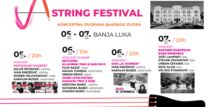 Festival gudačke muzike u Banjaluci od 5. do 7. septembra