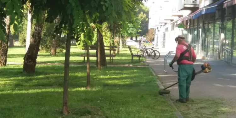 Nastavljeno košenje, ekipe trenutno u naselju Borik