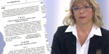 V.d. predsjednika Srpske potpisala prvi ukaz