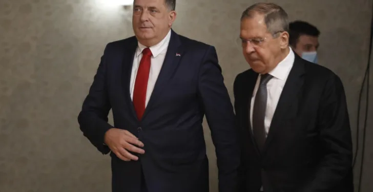 Dodik se sastao sa Lavrovom u Minsku