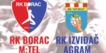 Borac m:tel – Izviđač Agram u srijedu u dvorani Centar