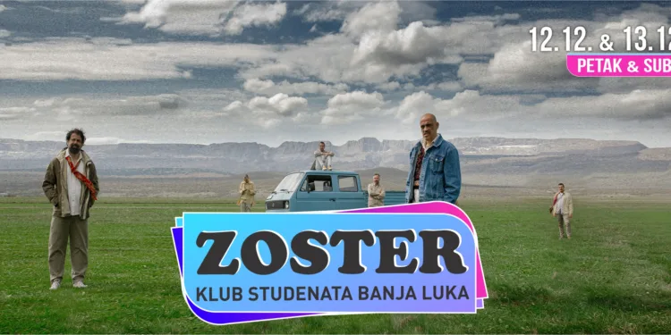 Brkovi i Zoster u Klubu studenata Banjaluka – decembar u znaku dobre muzike!