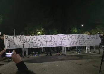 Protest ispred Vlade Crne Gore završen; Joksimović: Policija onemoćala, a država utihnula