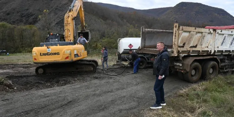 Predstavnici opštine Rudo obišli radove na izgradnji putne infrastrukture: Vrijednost investicije preko 8 miliona KM