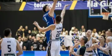 Košarkaši Srbije slave u Sarajevu 74:72