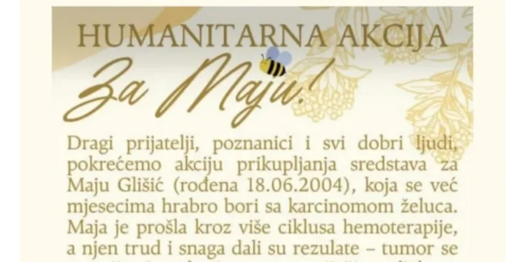 Maji Glišić (21) iz Dervente potreban novac za liječenje