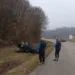 Automobil na krovu kod Banjaluke: “Put poledio”