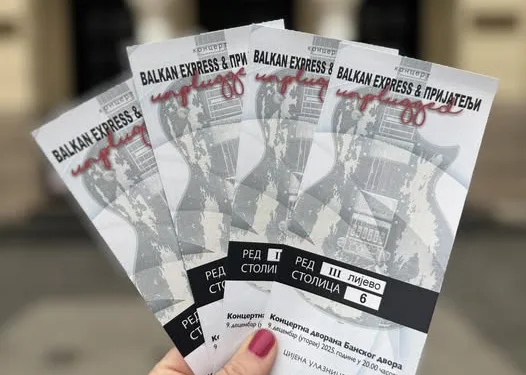 Banski dvor: Koncert kultnog rok sastava BALKAN EXPRESS 9. decembra