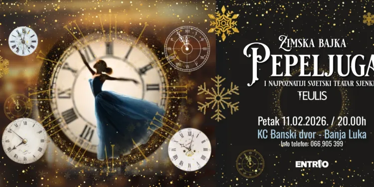 Najpoznatiji teatar sjena na svijetu s predstavom “Pepeljuga” stiže u Banjaluku