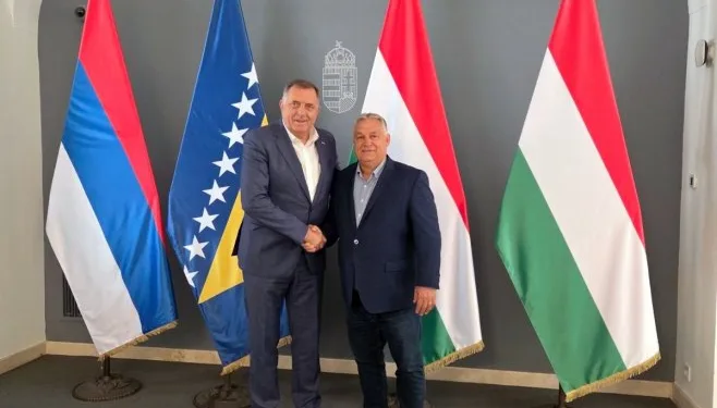 Dodik u Mađarskoj, danas sastanak sa Orbanom