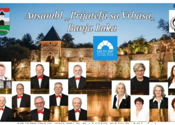 Koncert ansambla “Prijatelji sa Vrbasa” 22. januara u Banskom dvoru, ulaz slobodan
