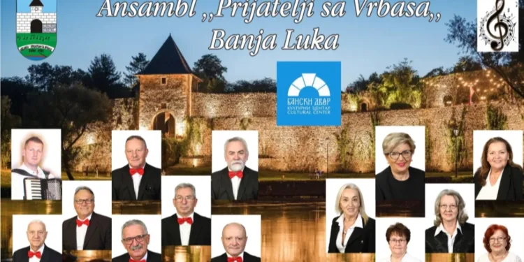 Koncert ansambla “Prijatelji sa Vrbasa” 22. januara u Banskom dvoru, ulaz slobodan