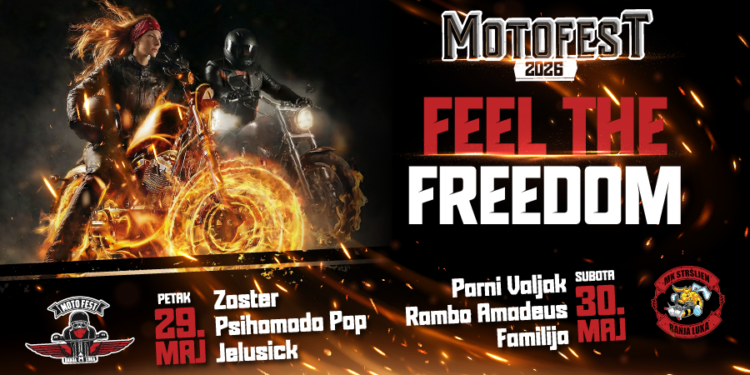 Moto Fest Banjaluka 2026 – Dva dana vrhunskog rokenrola na tvrđavi Kastel
