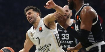 Deveti uzastopni poraz Partizana od Reala