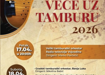 U petak i subotu: Evropski festival trzalačkih instrumenata “Veče uz tamburu” u Banskom dvoru