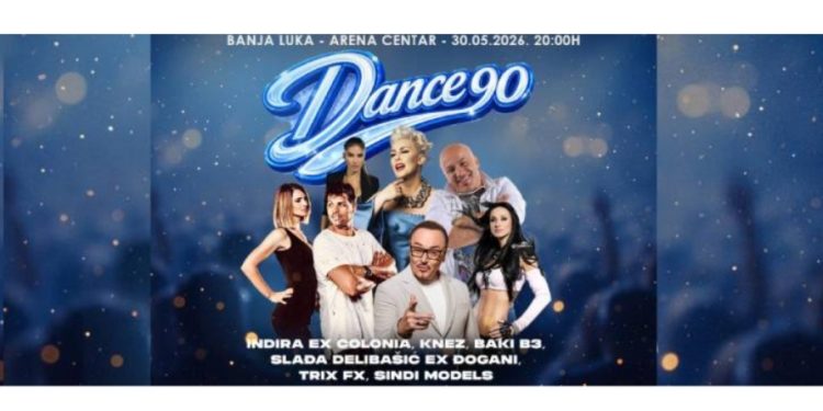 Koncert devedesetih ponovo u Banjaluci – žurka u dvorani “Centar” 30. maja!